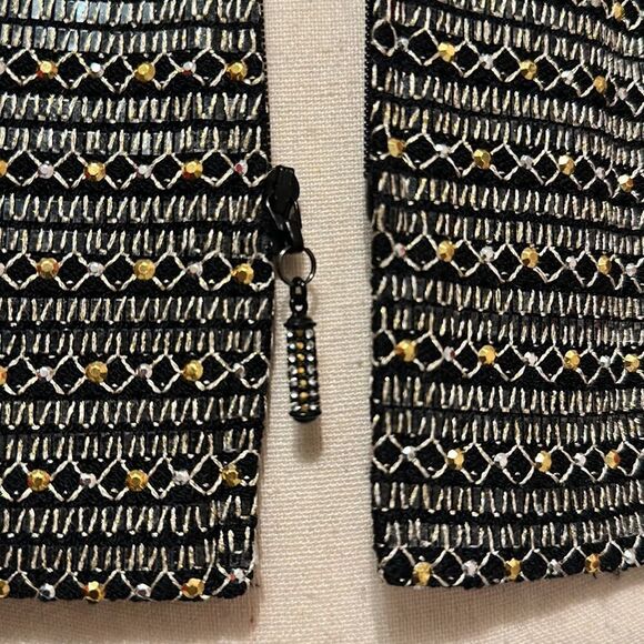 ST. John women’s sequined evening blazer by Marie Gray size 12 - Picture 7 of 14